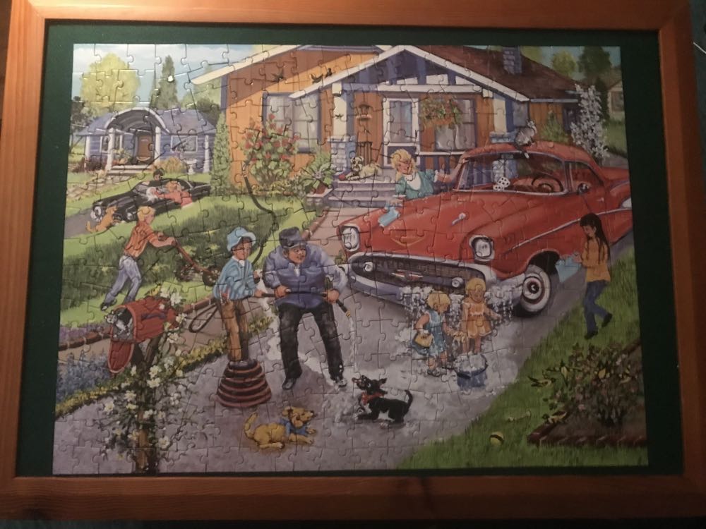 Family Car Wash 👨‍👩‍👧‍👦🚗🧽 - Bits & Pieces 🇺🇸 puzzle collectible - Main Image 3
