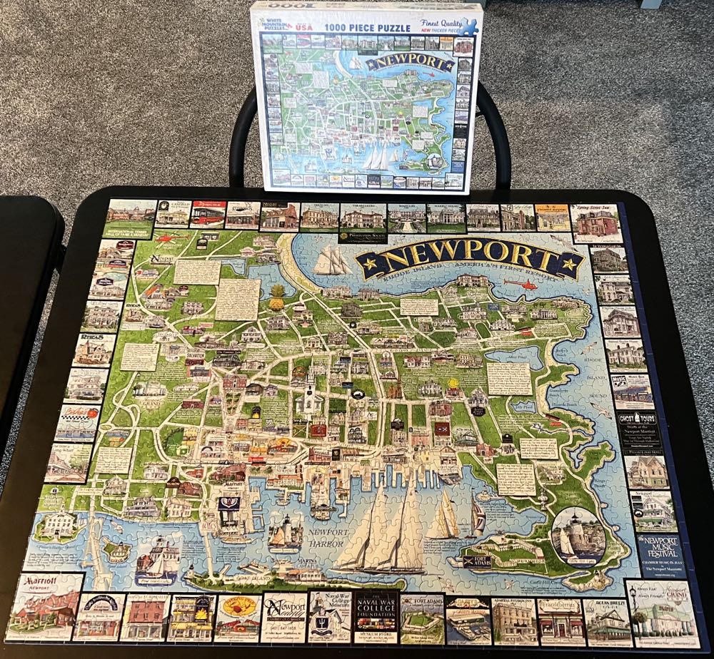 Newport Rhode Island - White Mountain Puzzles puzzle collectible [Barcode 724819254385] - Main Image 3