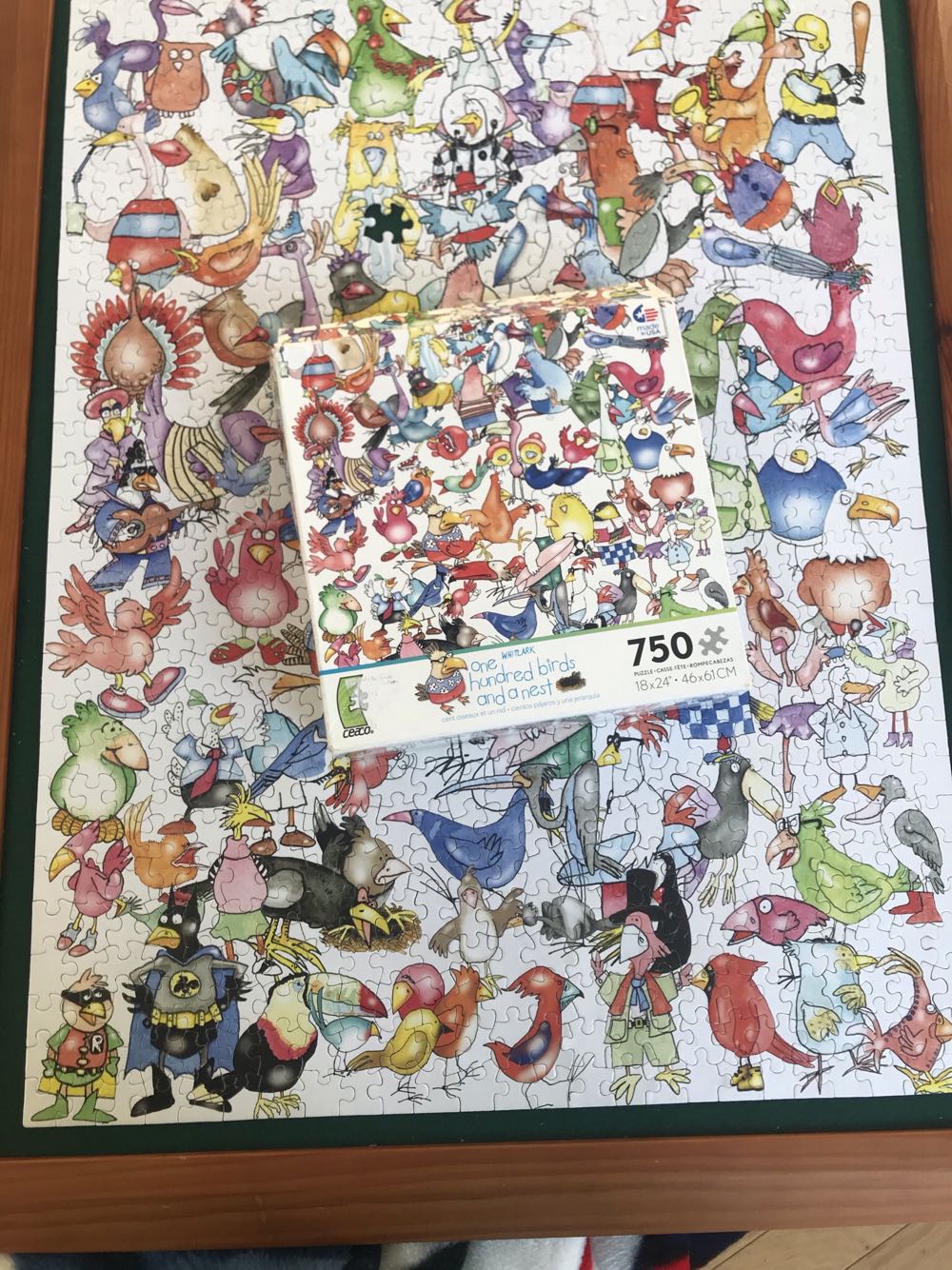 One Hundred Birds and a Nest - Ceaco puzzle collectible - Main Image 2