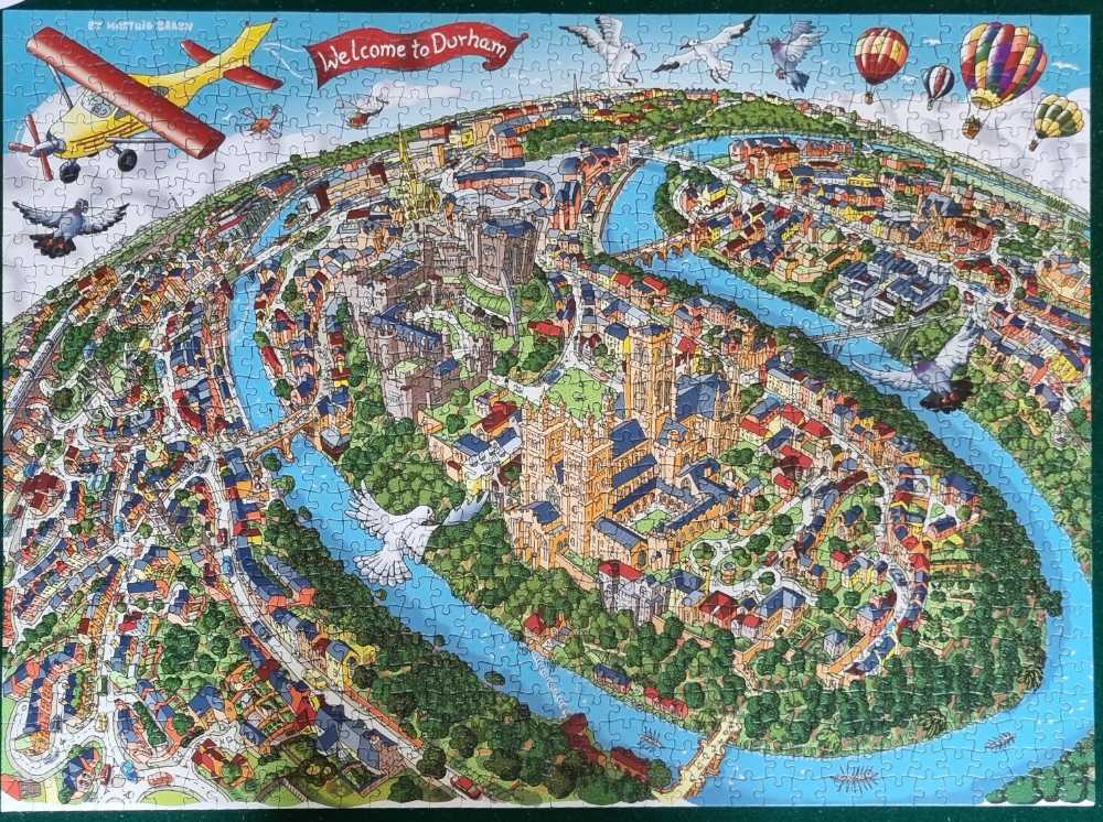 Welcome to Durham - Arty Globe puzzle collectible - Main Image 3