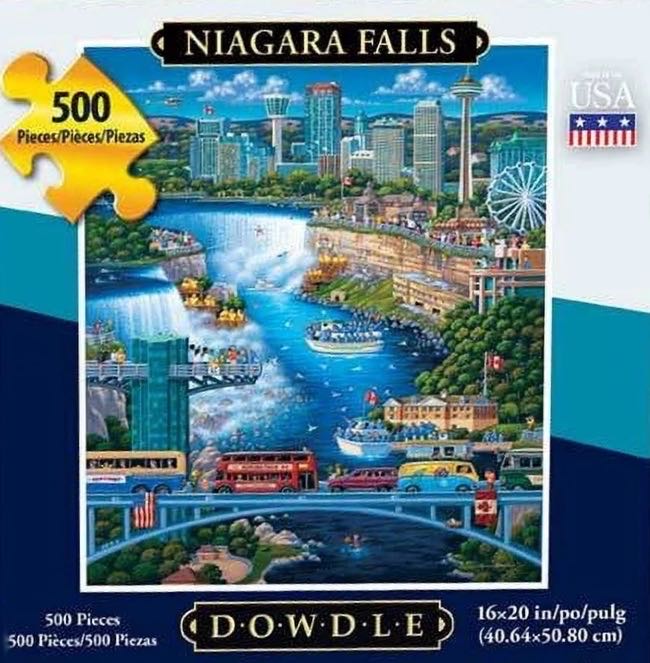 Niagara Falls - Glued 💎 - Dowdle puzzle collectible [Barcode 671095009973] - Main Image 2
