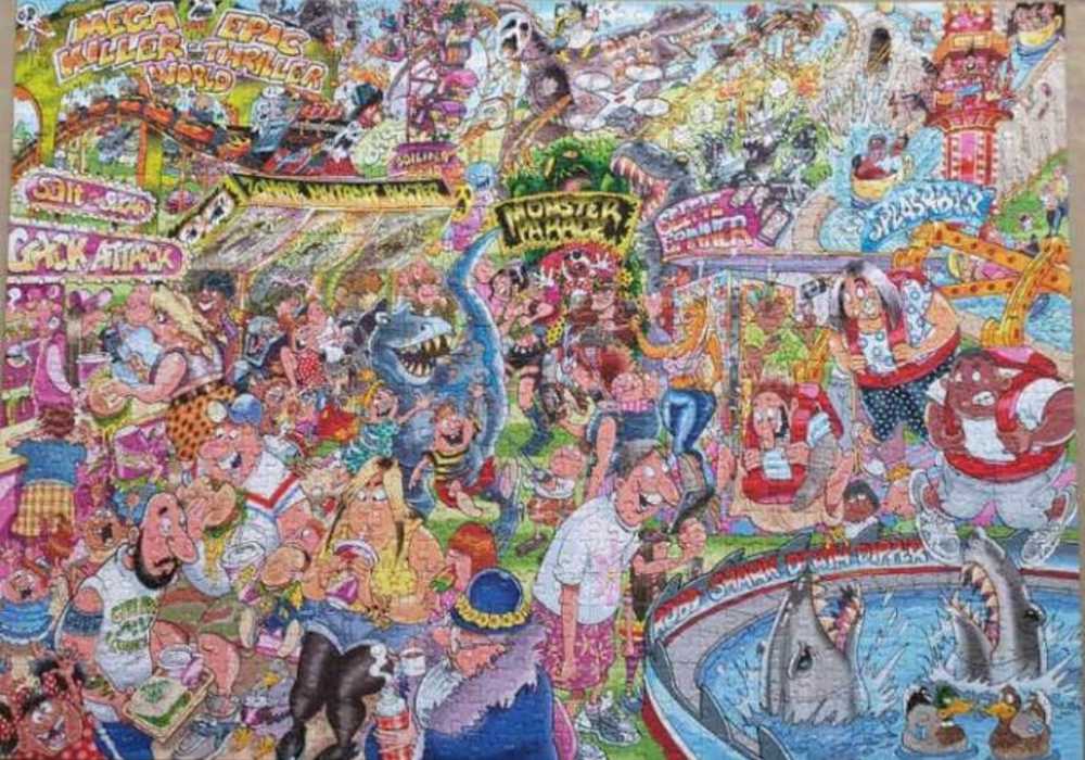 Theme Park Thrills -Destiny 23 - Jumbo puzzle collectible [Barcode 8710126250051] - Main Image 3