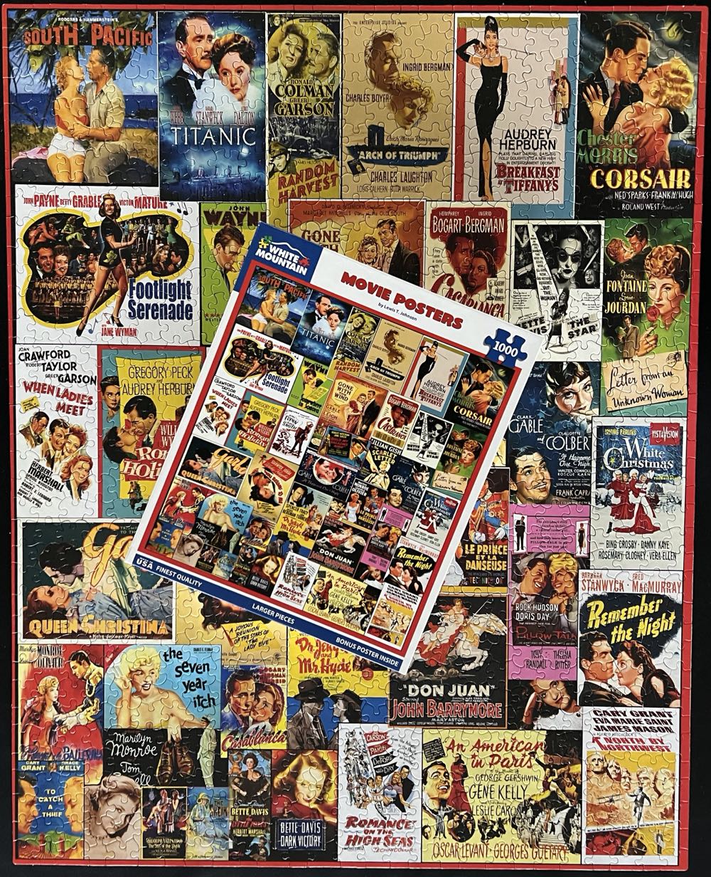 Movie Posters 🔵 - White Mountain Puzzles puzzle collectible [Barcode 724819256563] - Main Image 4