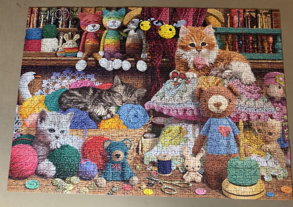 Knitty Kitty! - Ravensburger puzzle collectible [Barcode 4005556165285] - Main Image 2