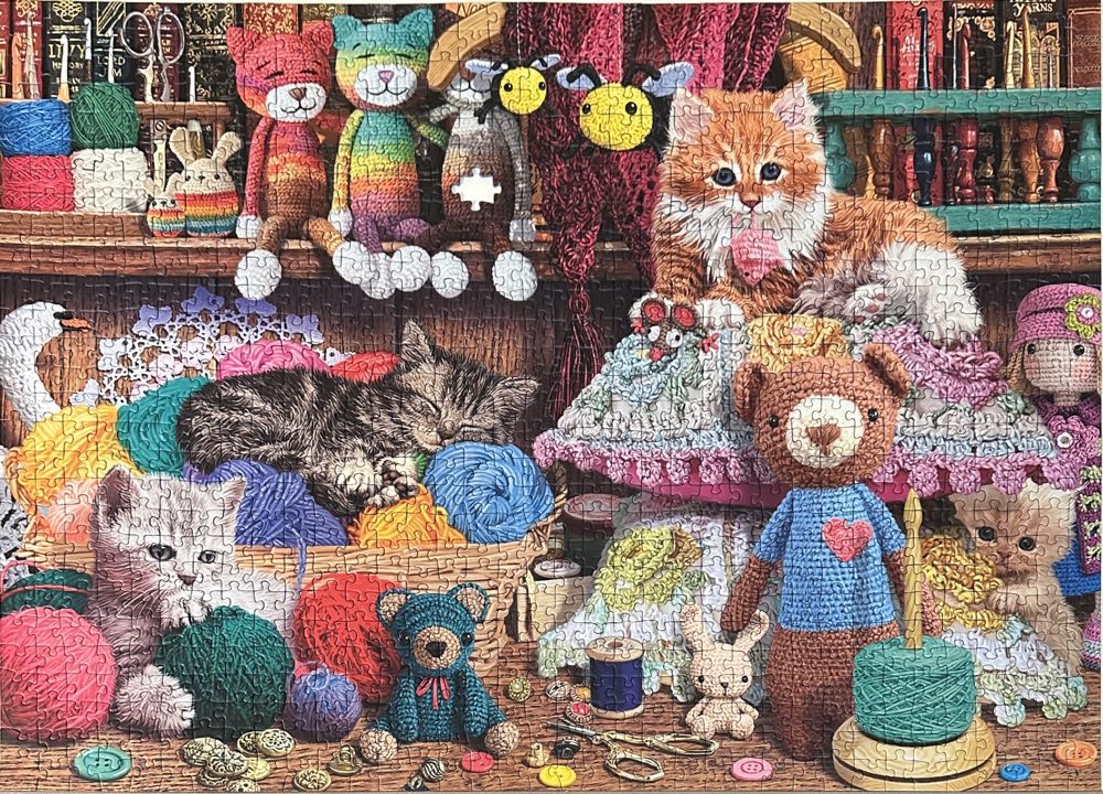 Knitty Kitty! - Ravensburger puzzle collectible [Barcode 4005556165285] - Main Image 4