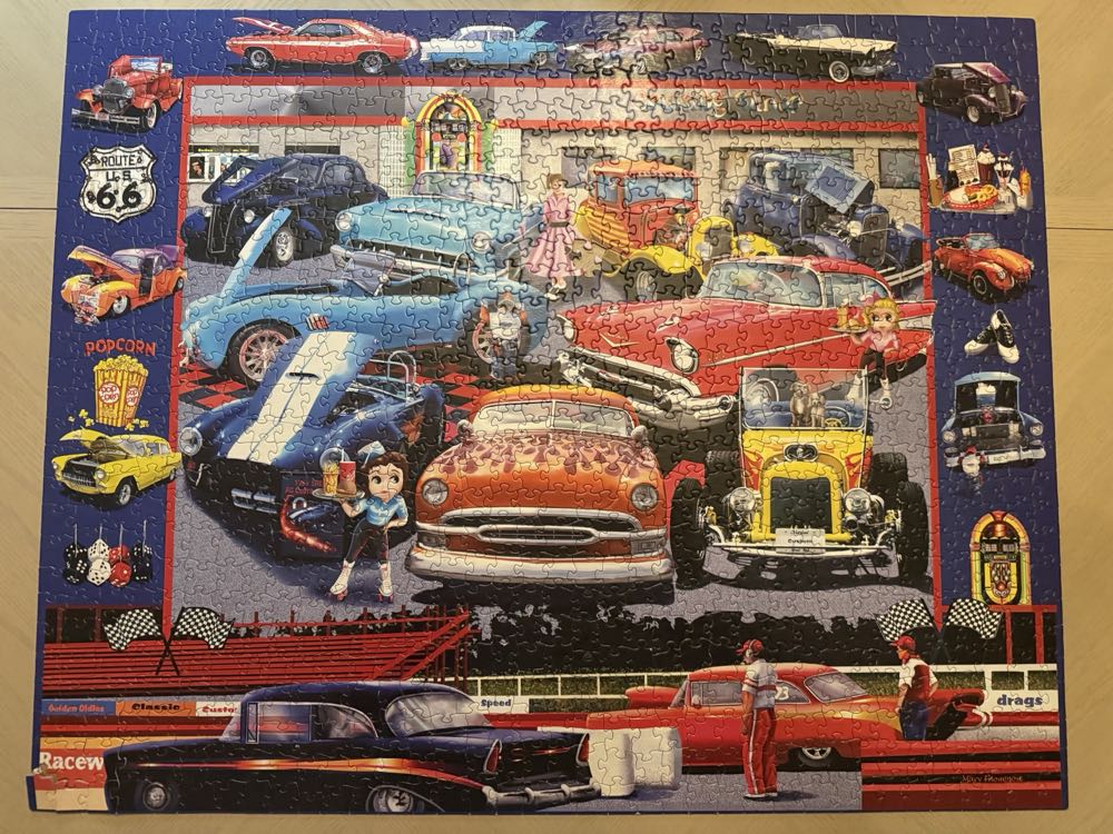 Oldies But Goodies-DONE - White Mountain Puzzles puzzle collectible [Barcode 724819252190] - Main Image 2