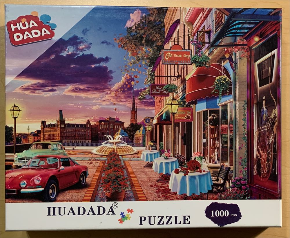 Street Cafe - Huadada puzzle collectible [Barcode 6971131463986] - Main Image 2