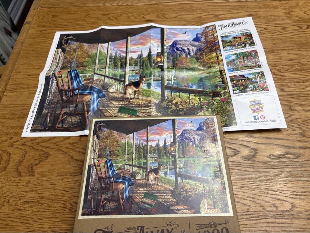 Time Away: Sunset Ritual - Master Pieces puzzle collectible [Barcode 705988717499] - Main Image 2
