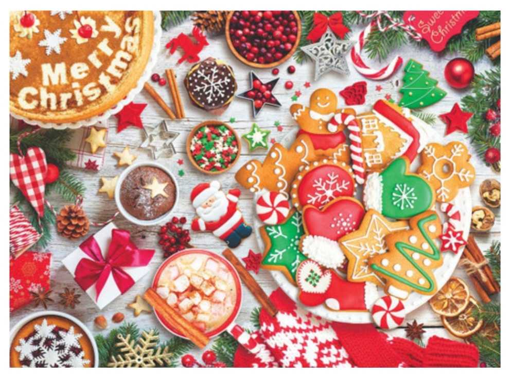 Christmas Table - Eurographics puzzle collectible [Barcode 628136656238] - Main Image 2