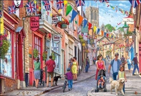 Steep Hill - Gibsons puzzle collectible [Barcode 5012269062298] - Main Image 2