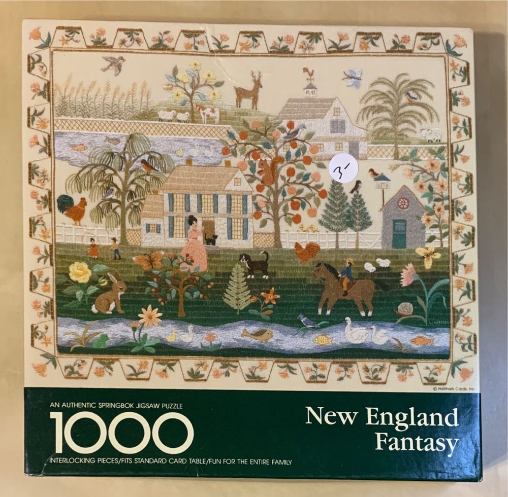 New England Fantasy - Springbok puzzle collectible - Main Image 2