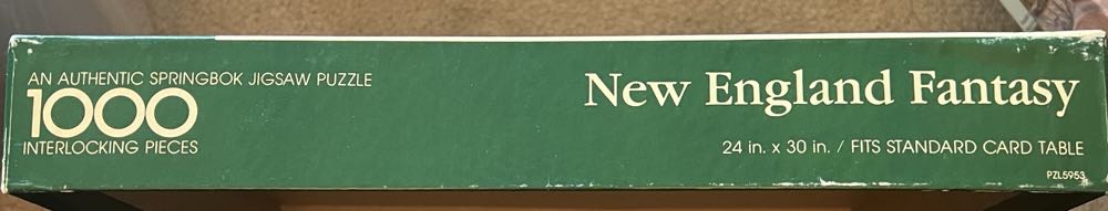 New England Fantasy - Springbok puzzle collectible - Main Image 3