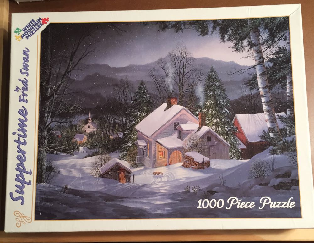 Suppertime By Fred Swan - White Mountain puzzle collectible [Barcode 724819248100] - Main Image 2