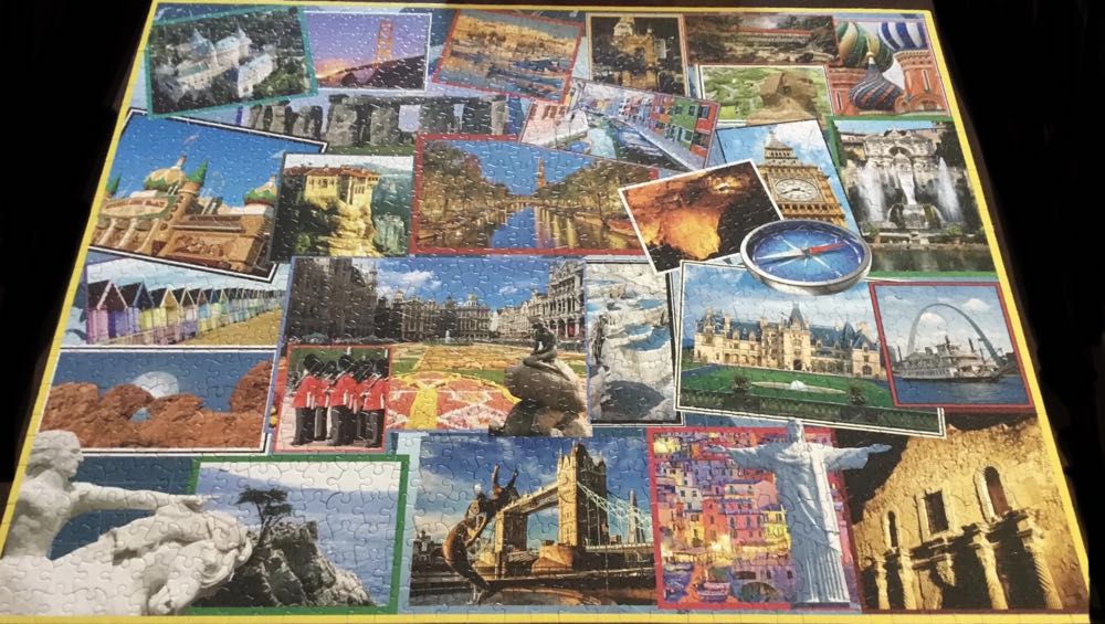 Where In The World/MV/SOLD - White Mountain Puzzles puzzle collectible - Main Image 2
