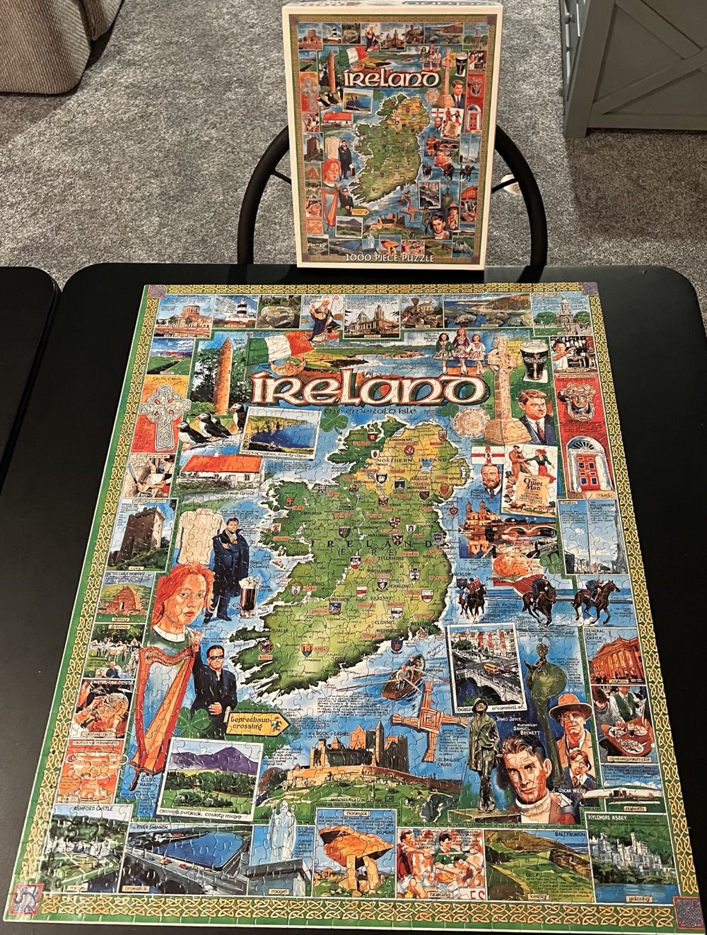 Ireland the Emerald Isle-(NIB)-TRADED - White Mountain Puzzles puzzle collectible [Barcode 724819248896] - Main Image 3