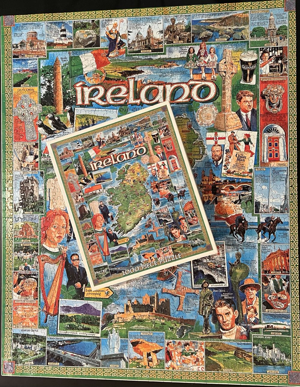 Ireland the Emerald Isle-(NIB)-TRADED - White Mountain Puzzles puzzle collectible [Barcode 724819248896] - Main Image 4