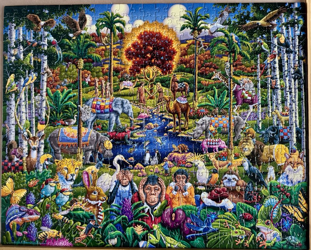 Animals Of Eden✅ - Dowdle puzzle collectible [Barcode 671095003674] - Main Image 2
