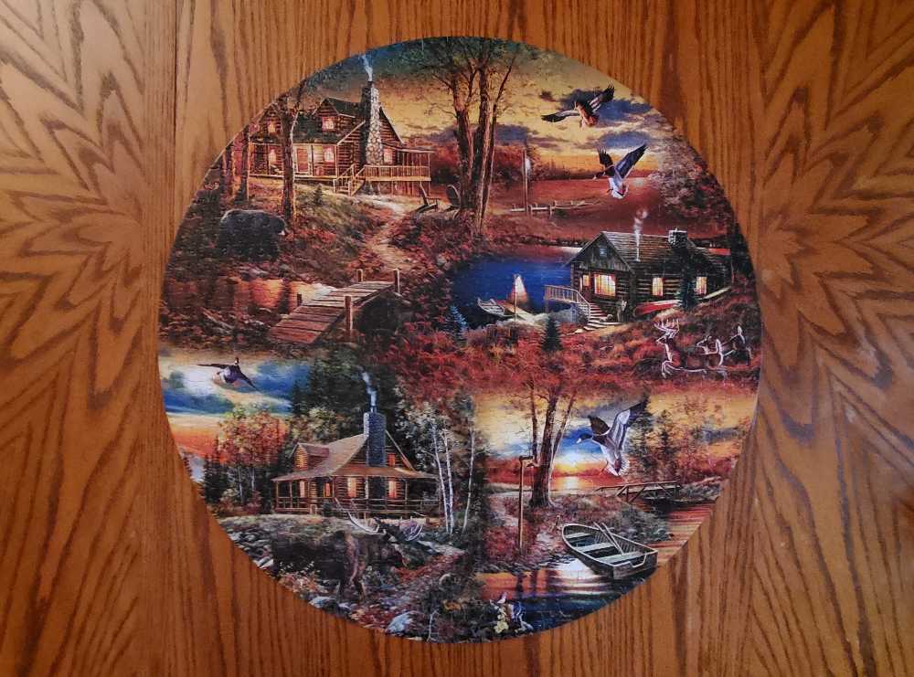 Cabins in the Woods - $5 Or 3/$12 📙 puzzle collectible [Barcode 796780586628] - Main Image 2