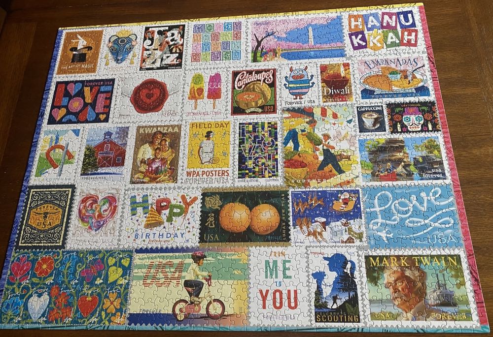 Forever Stamps Annie H  - White Mountain puzzle collectible [Barcode 724819264490] - Main Image 4