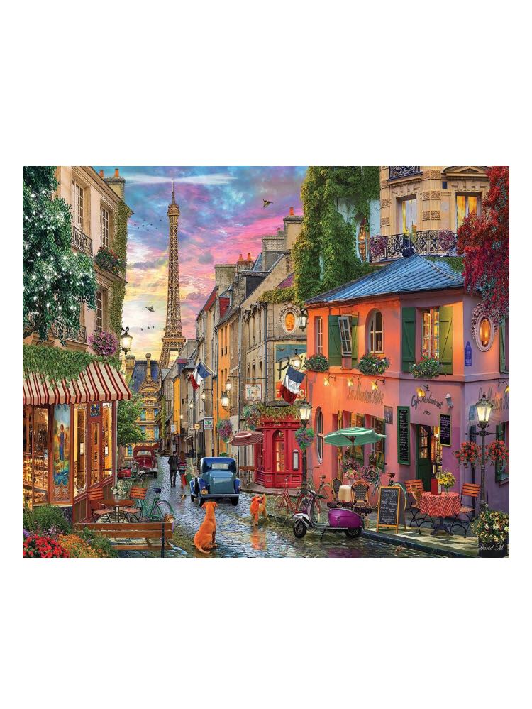 Paris Sunset/NMV/SOLD - White Mountain Puzzles puzzle collectible - Main Image 2