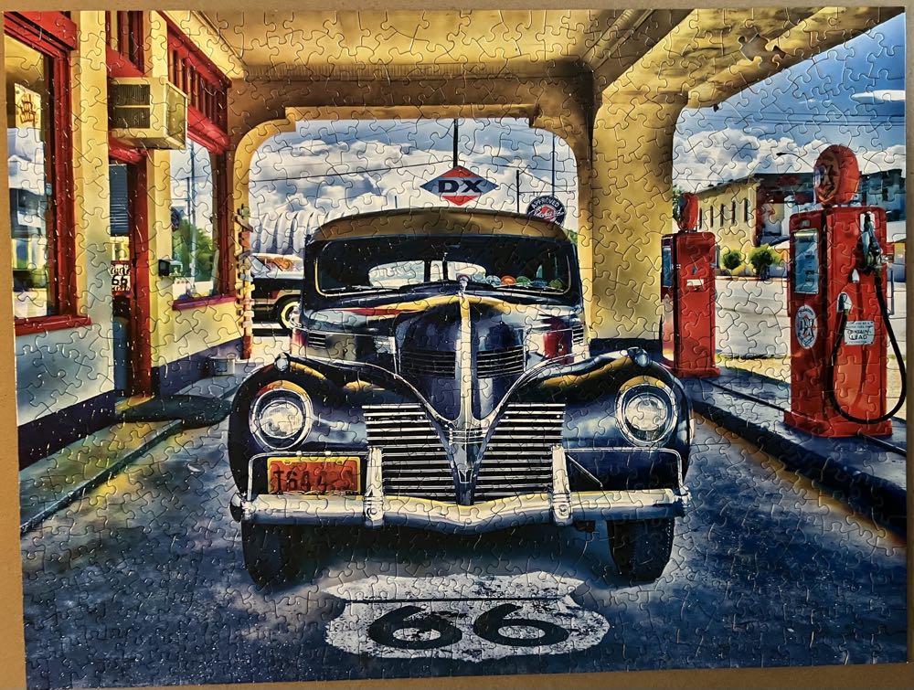 Kicks On Route 66 - MasterPieces puzzle collectible [Barcode 705988317668] - Main Image 2