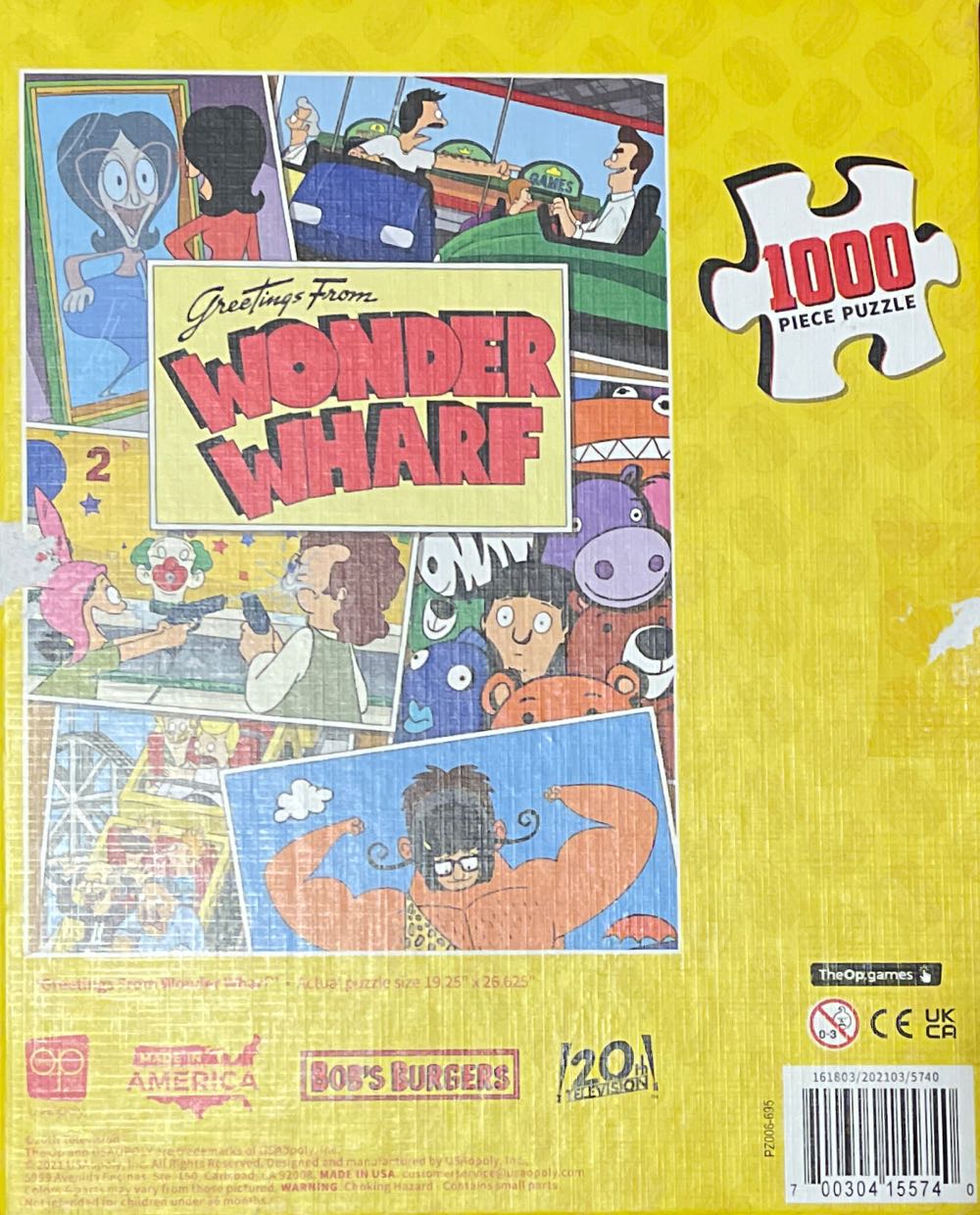 Bob’s Burgers: Greetings From Wonder Wharf - The OP puzzle collectible [Barcode 700304155740] - Main Image 2