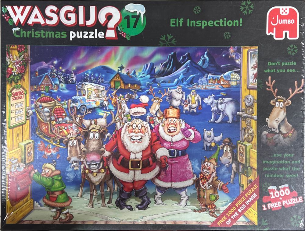Elf Inspection 2 x 1000 - Jumbo puzzle collectible [Barcode 8710126250037] - Main Image 2