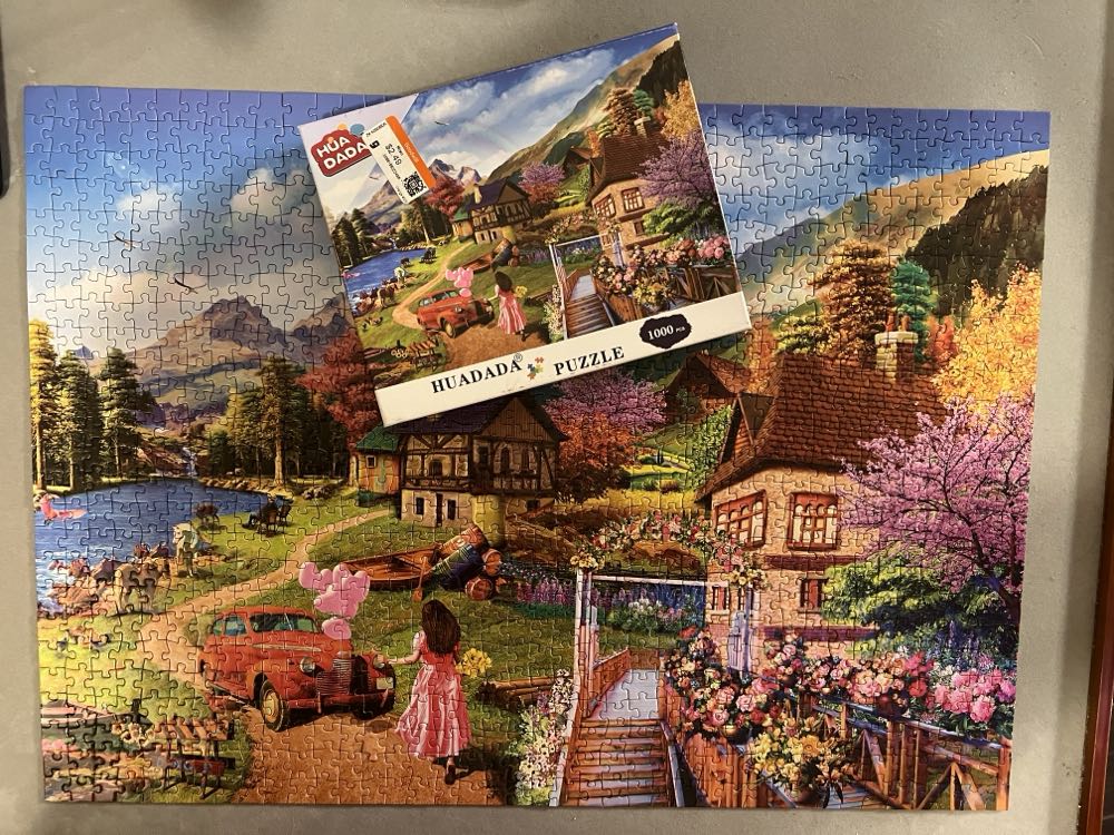 Lakeside Cottage - Huadada puzzle collectible [Barcode 6901152565670] - Main Image 4