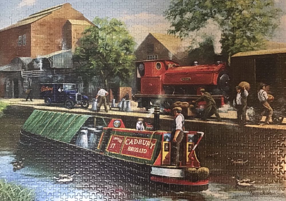 Canal Transport - Kidicraft Ltd puzzle collectible [Barcode 5060337330800] - Main Image 2