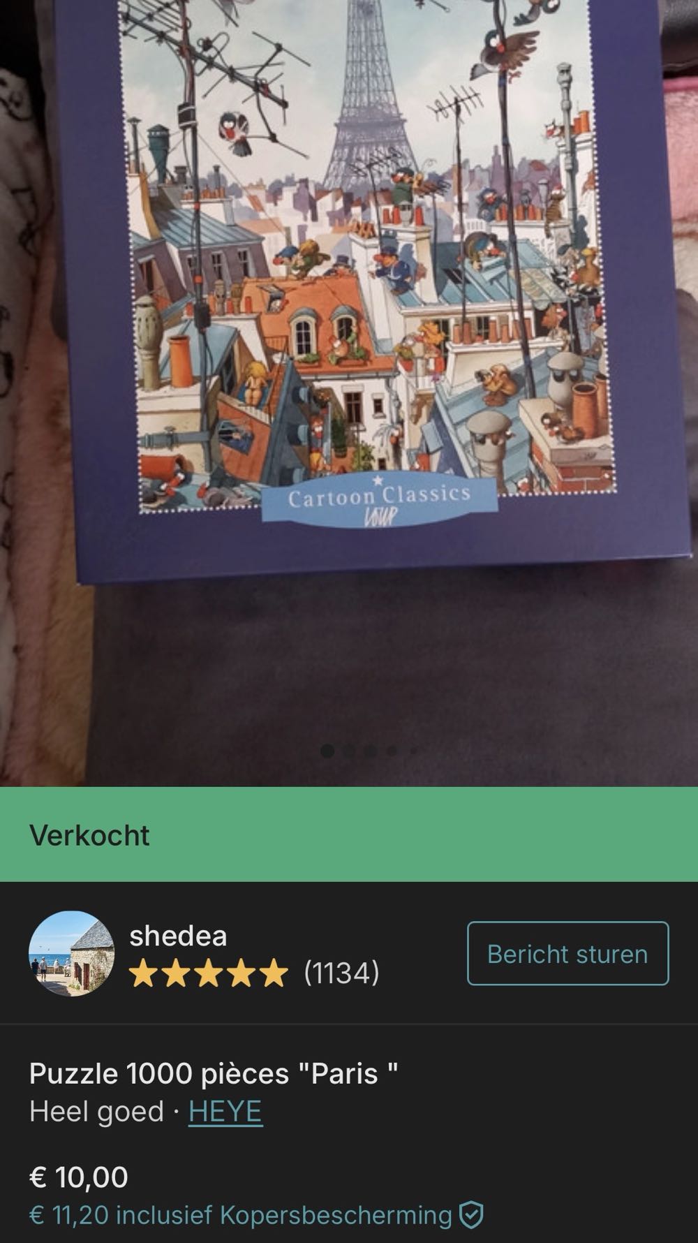 Eiffel Tower - HEYE puzzle collectible [Barcode 4001689293581] - Main Image 4