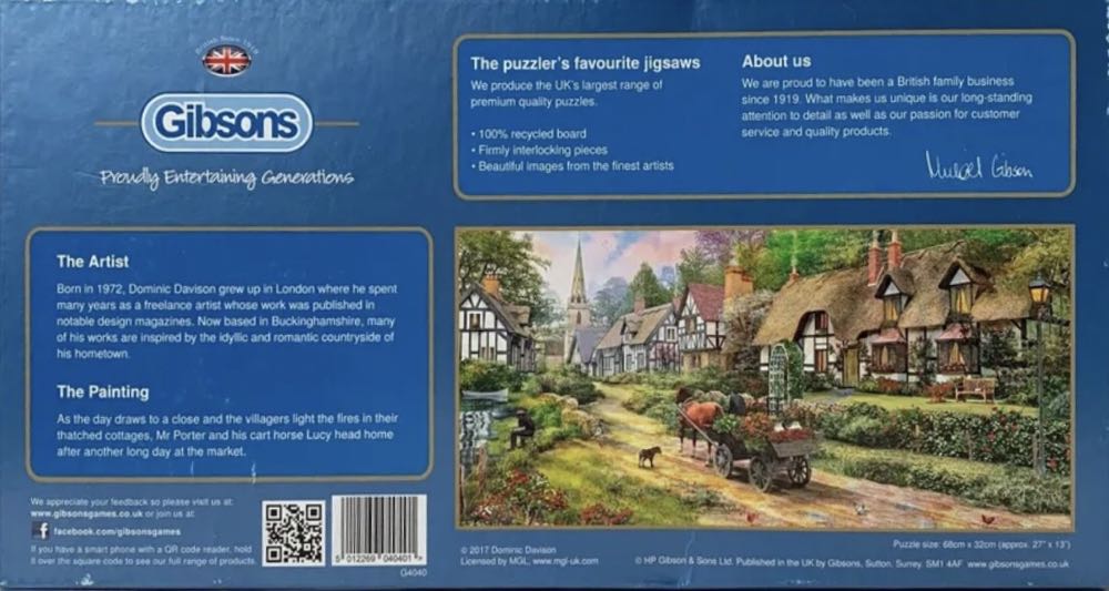 Heading Home - Gibsons 🇬🇧 puzzle collectible [Barcode 5012269040401] - Main Image 4