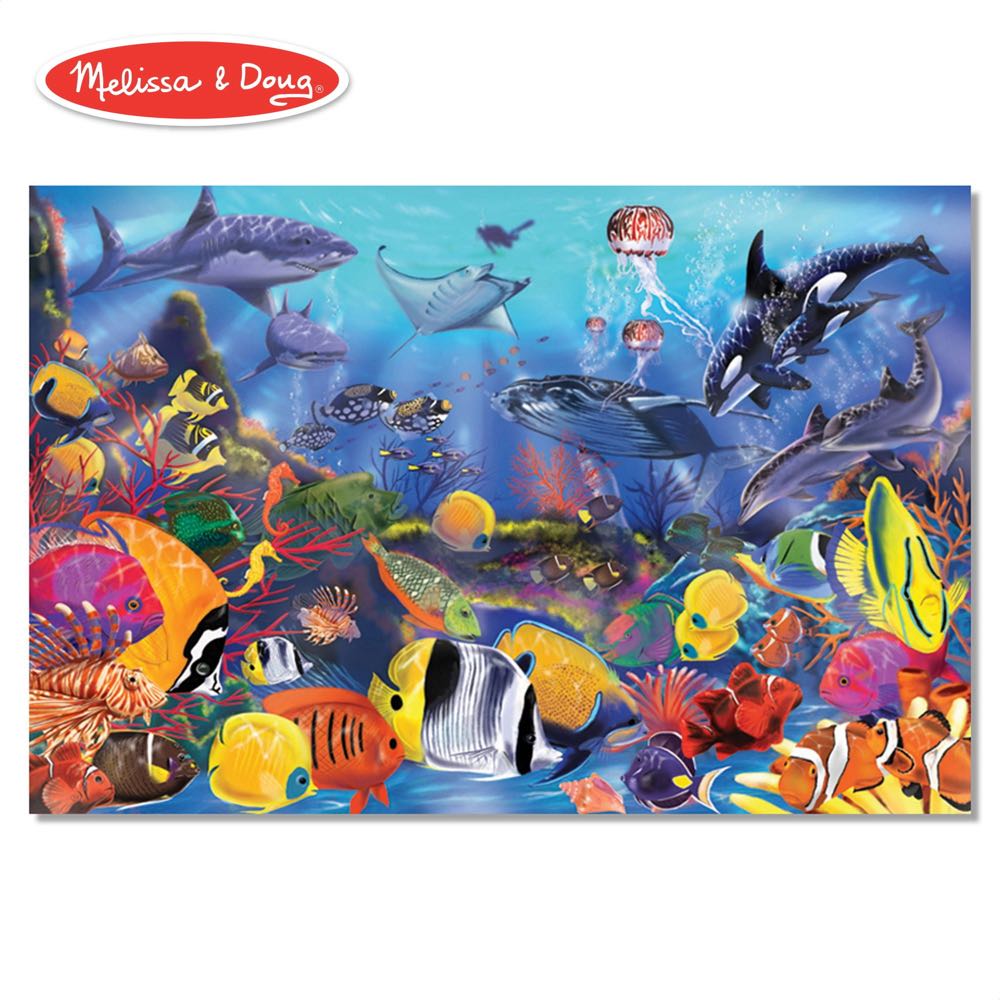 Underwater Ocean Floor Puzzle - Melissa & Doug puzzle collectible [Barcode 000772904278] - Main Image 2