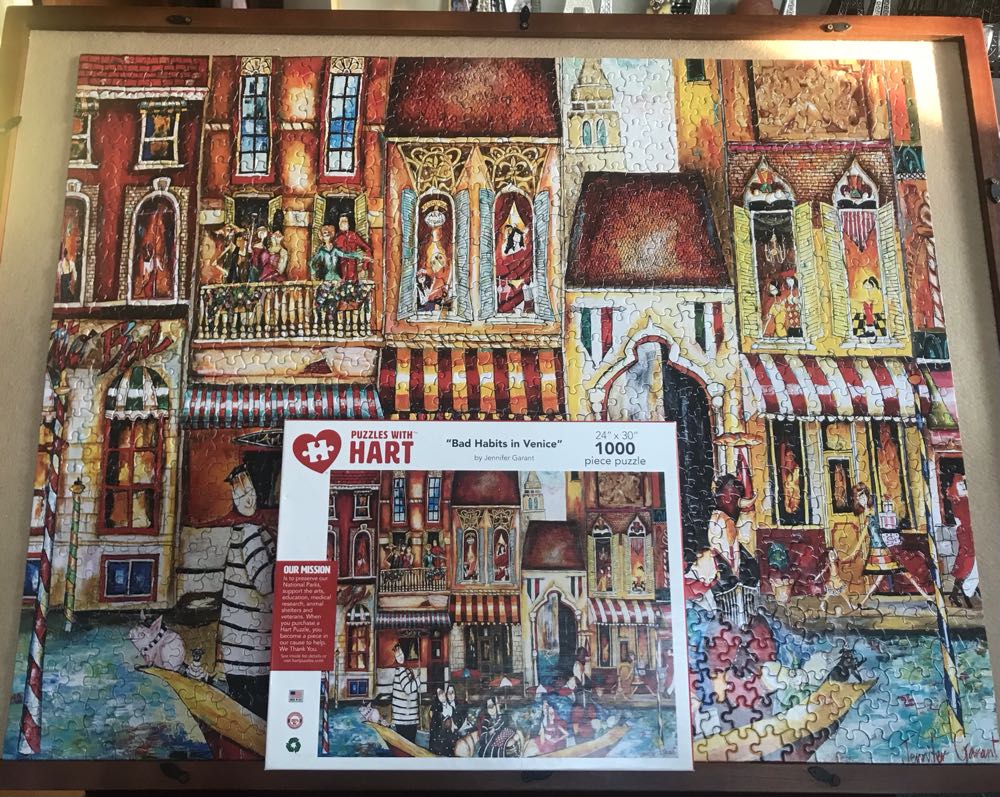 Bad Habits in Venice - Hart Puzzles puzzle collectible [Barcode 704846704664] - Main Image 3