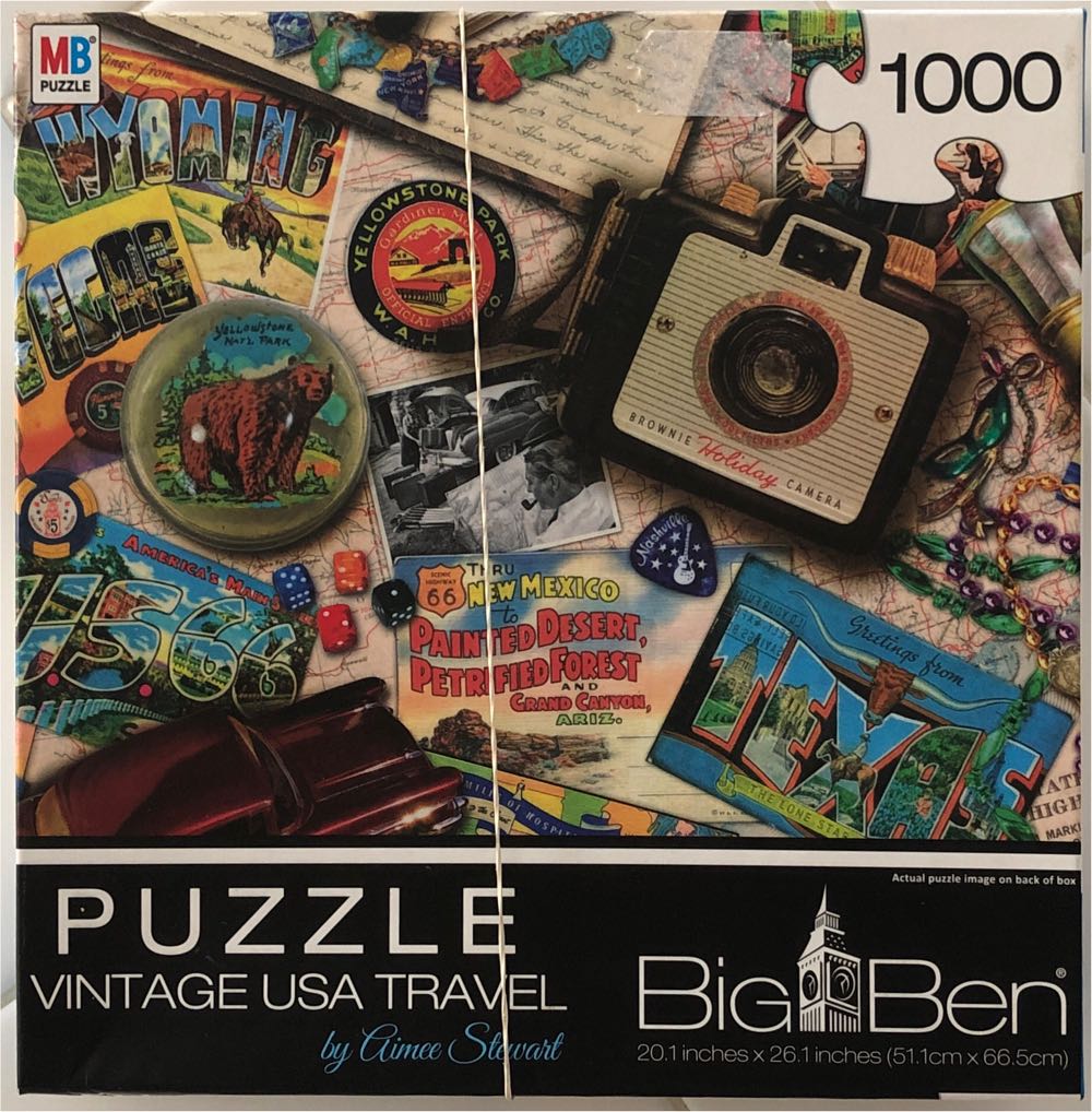 Aimee Vintage USA Travel - Big Ben MB puzzle collectible [Barcode 047754380552] - Main Image 2