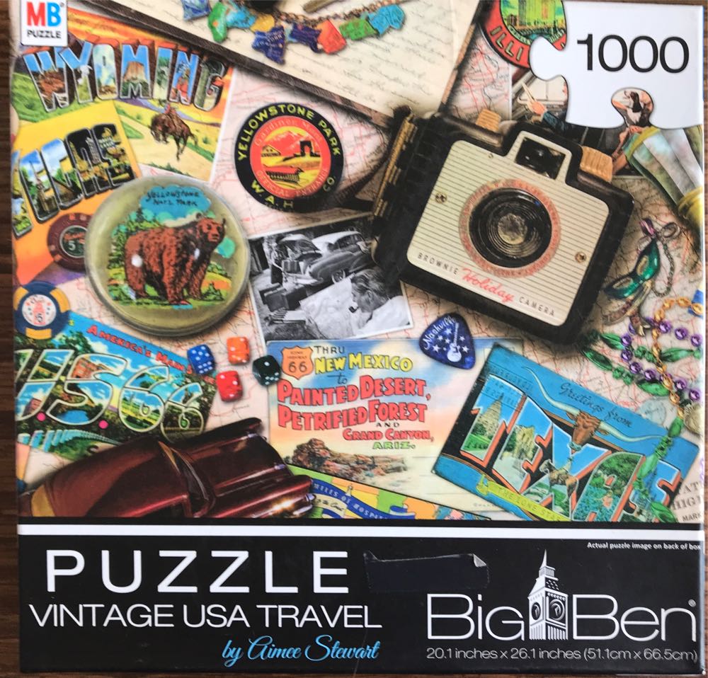 Aimee Vintage USA Travel - Big Ben MB puzzle collectible [Barcode 047754380552] - Main Image 3