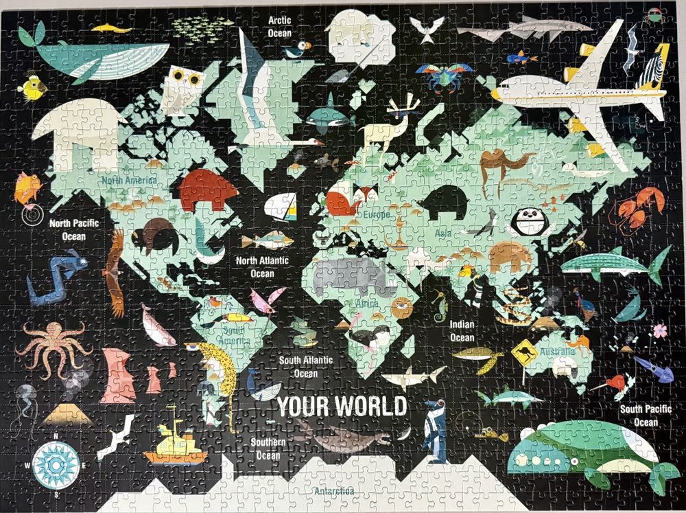Your World - Mudpuppy puzzle collectible [Barcode 9780735349063] - Main Image 3