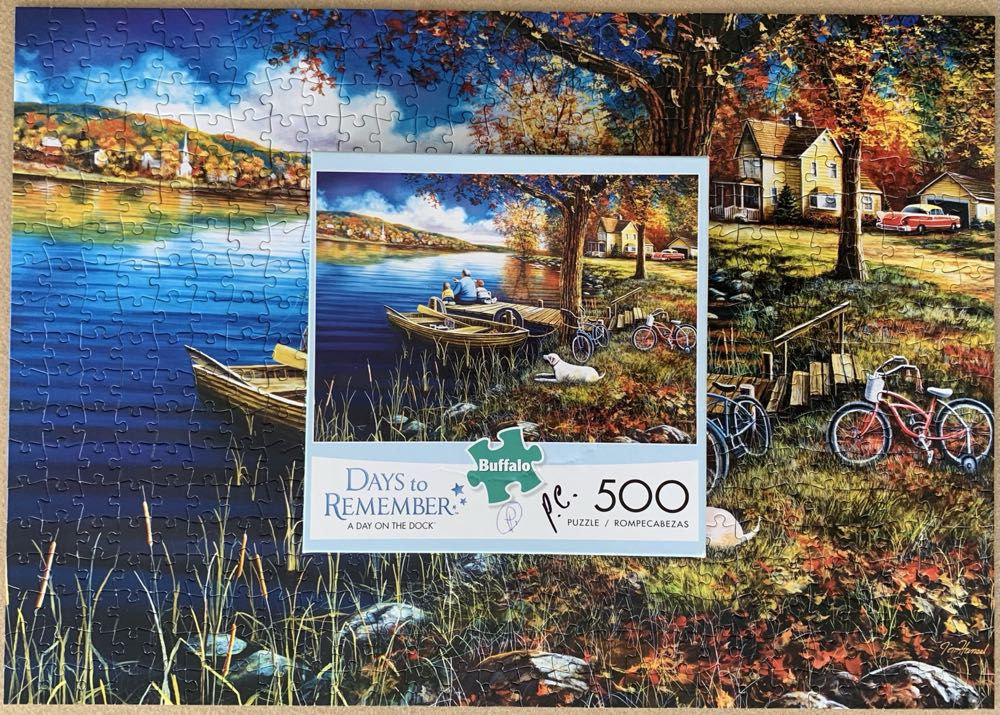 Day on the Dock (v)🧩 - Buffalo puzzle collectible [Barcode 079346036936] - Main Image 2