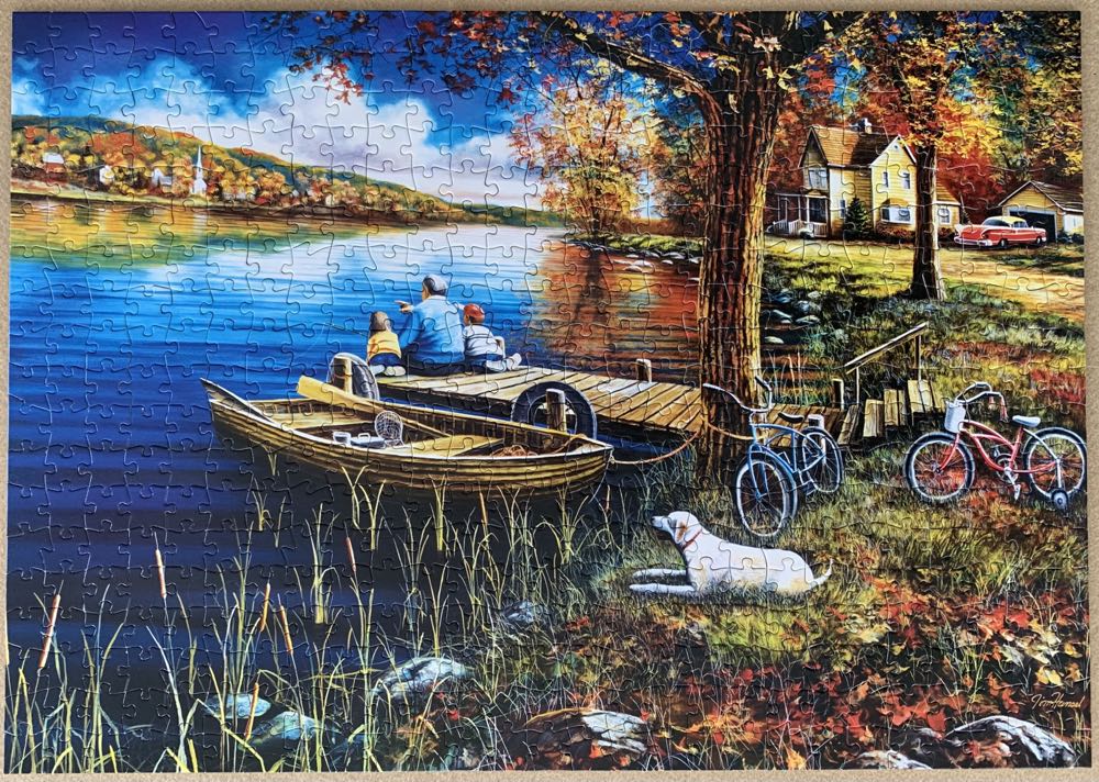 Day on the Dock (v)🧩 - Buffalo puzzle collectible [Barcode 079346036936] - Main Image 3