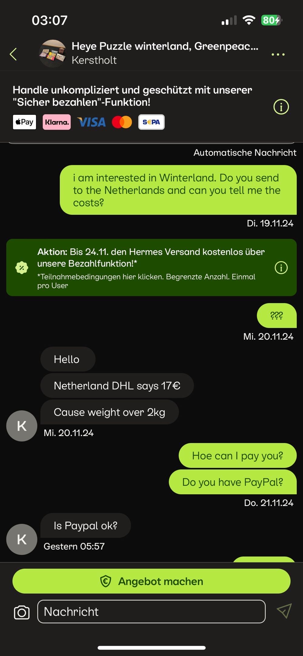 Twenties Green - HOP 🇬🇧 puzzle collectible [Barcode 5060002004074] - Main Image 4