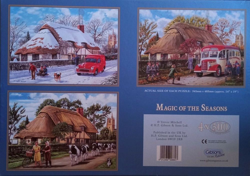 Magic Of The Seasons - Gibsons puzzle collectible [Barcode 5012269008807] - Main Image 2