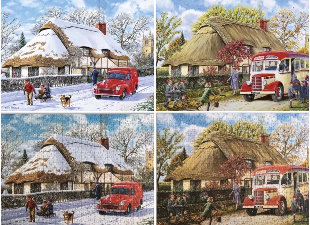 Magic Of The Seasons - Gibsons puzzle collectible [Barcode 5012269008807] - Main Image 3