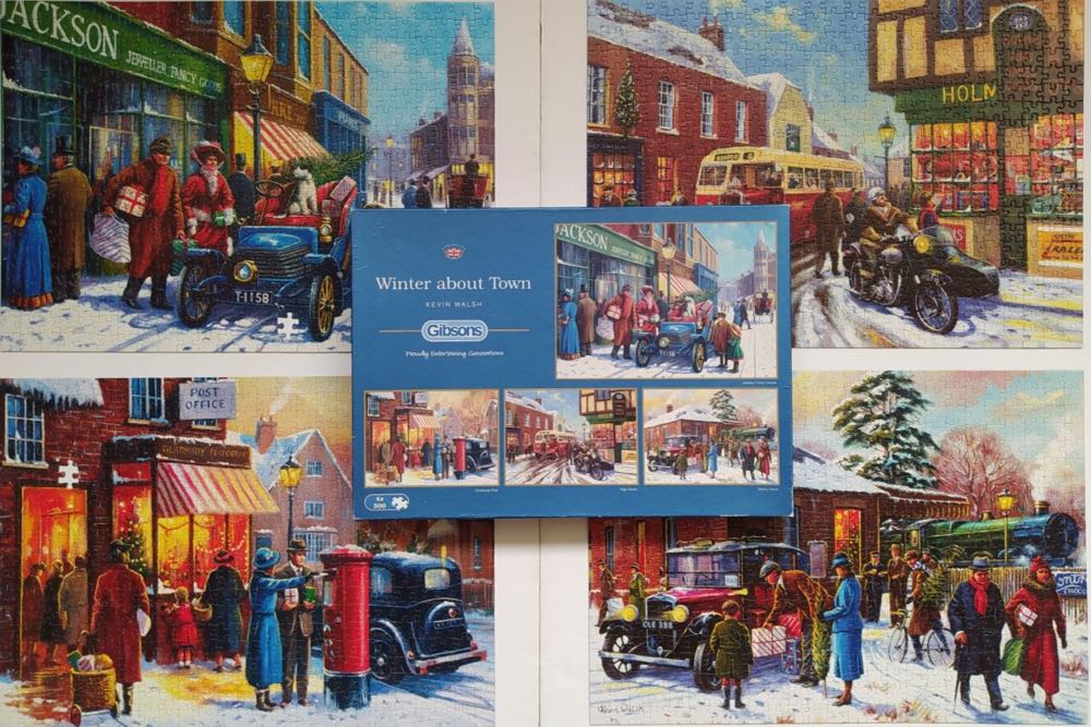 Winter About Town - Gibsons puzzle collectible [Barcode 5012269050431] - Main Image 4