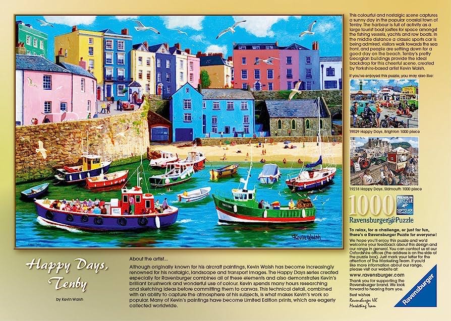 Happy Days, Tenby (1) Keep - Ravensburger 🇬🇧 puzzle collectible [Barcode 4005556194339] - Main Image 2