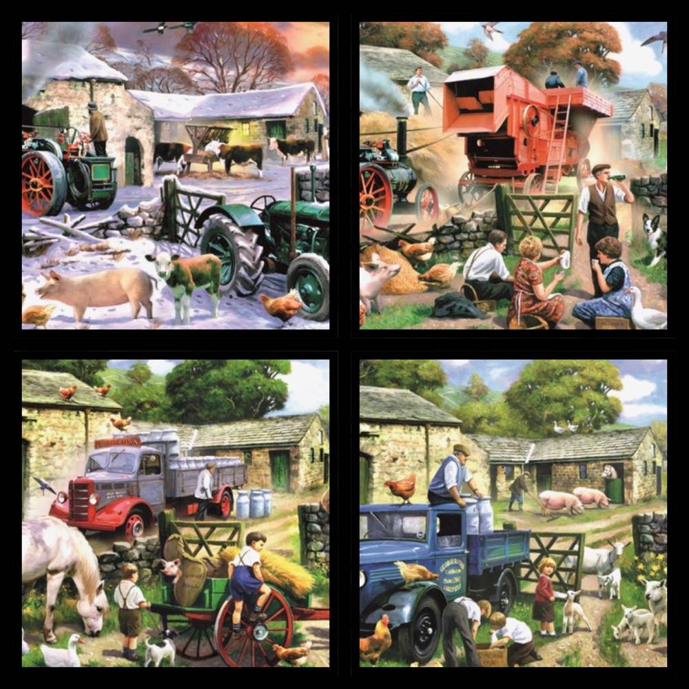 Seasons On The Farm 🐦 - Falcon de luxe puzzle collectible [Barcode 8710126111819] - Main Image 3