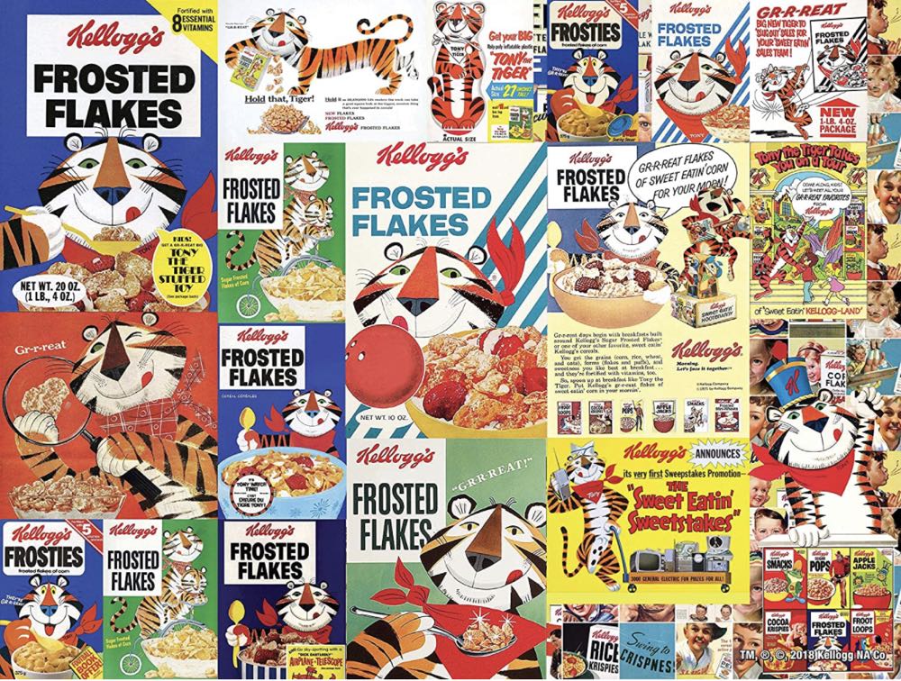 Vintage Kelloggs : Frosted Flakes - Karmin International puzzle collectible [Barcode 773392028838] - Main Image 2