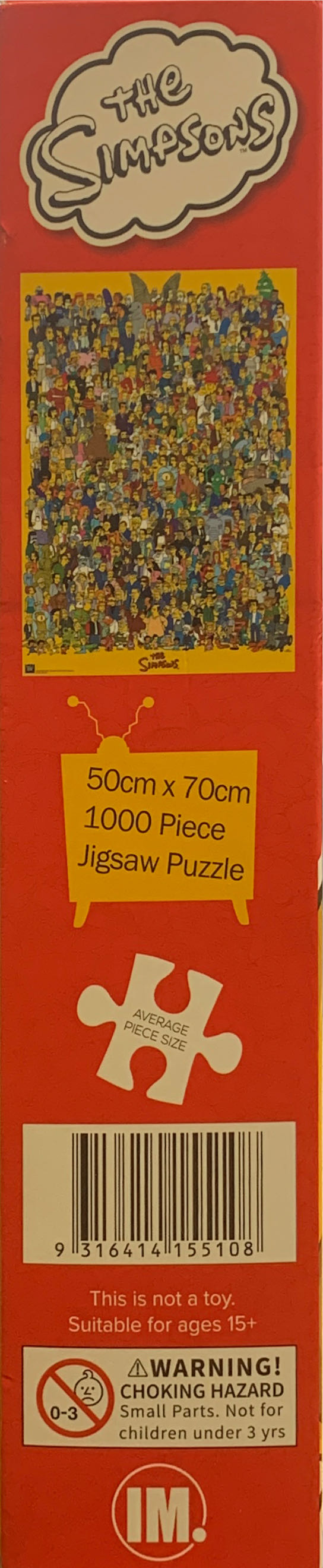 The Simpsons: CAST - 20th | Impact Merch puzzle collectible [Barcode 9316414155108] - Main Image 3