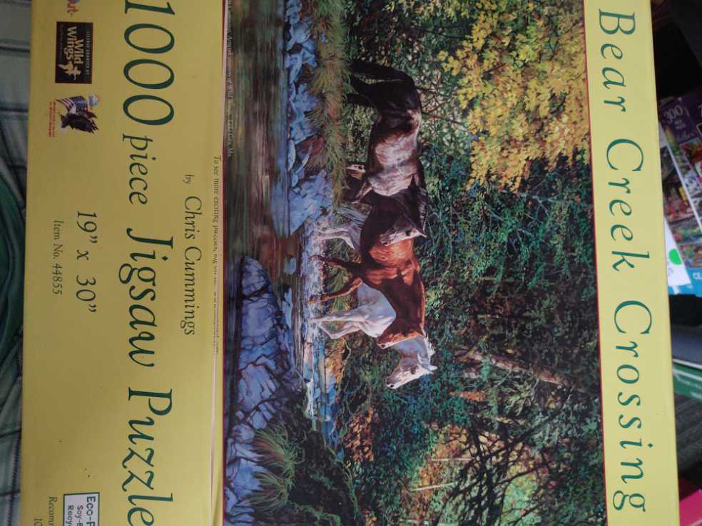 Sunsout Inc Bear Creek Crossing Pc Jigsaw Puzzle - SunsOut puzzle collectible [Barcode 796780448551] - Main Image 2