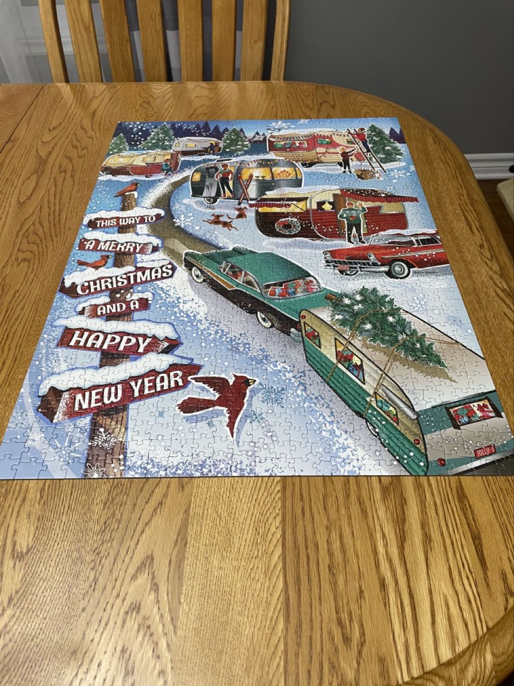 Christmas Campers - Cobble Hill puzzle collectible - Main Image 2