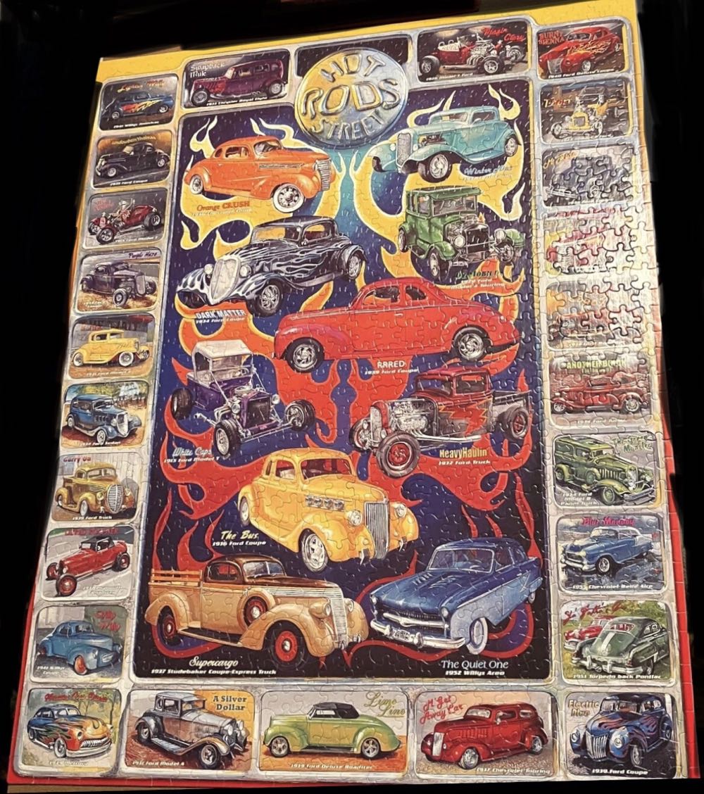 Hot Rods (-1) NFT - White Mountain Puzzles puzzle collectible - Main Image 2