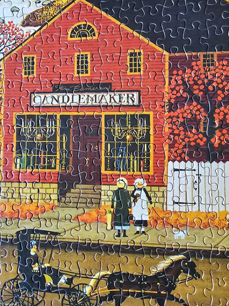 Candlemaker, Tobacconist, Hat Shop - MB Puzzle puzzle collectible - Main Image 3